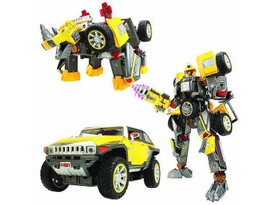 Игрушка 1TOY, Робот-конструктор 3 в 1 Транскар Хаммер HX 1:24, 150 дет. 1-00073792_1
