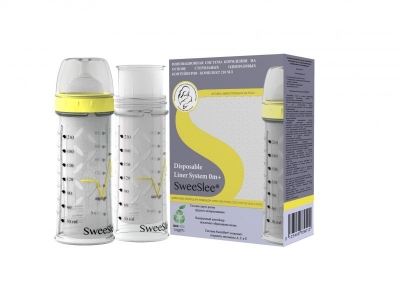 Бутылочка SweeSlee с одноразовыми контейнерами 210 мл 1-00073844_1