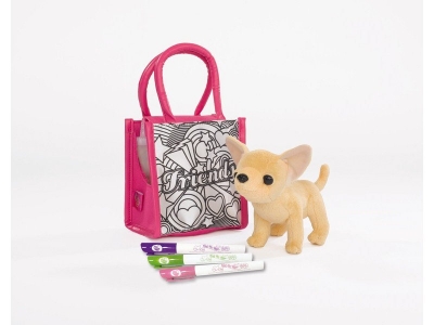 Мягкая игрушка Simba, Собачка Chi-Chi Love с сумкой для раскрашивания+3 маркера 1-00073992_2