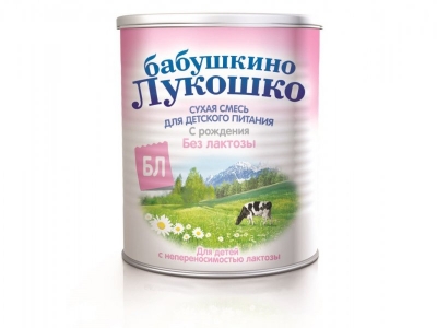 Смесь Бабушкино Лукошко без лактозы, с рождения 400 г 1-00068278_1