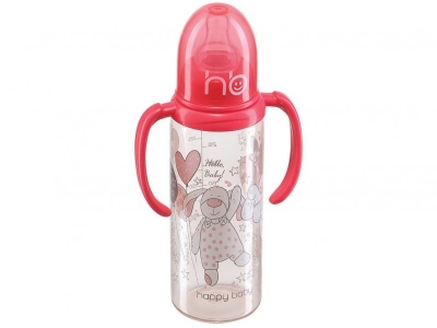 Бутылочка Happy Baby с ручками с силиконовой соской, 250 мл 1-00068605_1