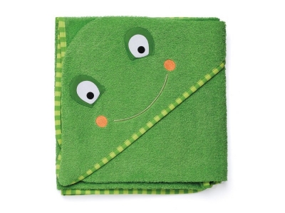 Полотенце Skip Hop, с капюшоном Zoo Hooded Towel, Frog 1-00059799_1