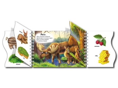 Книга Лесные дорожки, Картинки-половинки / Азбукварик 1-00062290_2
