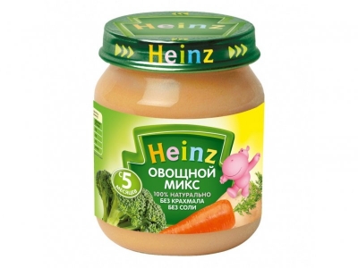 Пюре Heinz Овощной микс 120 г 1-00033029_1