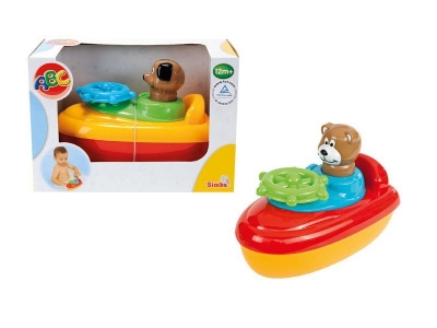 Игрушка для ванной Simba, Лодка с фигуркой, 2 вида, 16 см 1-00048606_1