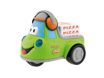 Игрушка Chicco, Машина Веселый грузовичок, Развозчик пиццы 1-00053363_1