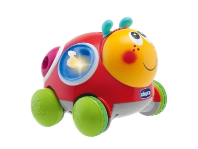 Игрушка Chicco, Божья коровка на колесиках Вперед, ребята! 1-00053370_1