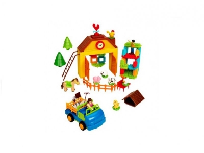 Конструктор Bristle Blocks, игольчатый в коробке, На ферме 1-00016401_1