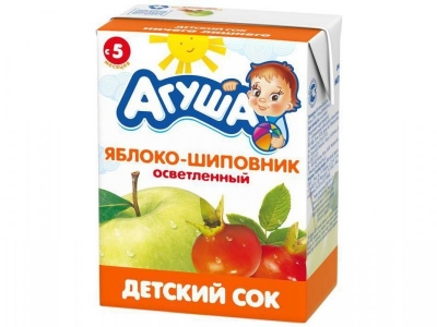 Сок Агуша яблоко, шиповник 200 мл 1-00030157_1