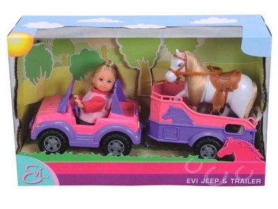 Кукла Simba, Еви + трейлер с лошадкой 1-00031839_1