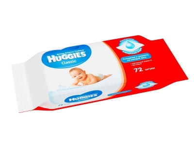 Салфетки влажные Huggies Classic 72 шт 1-00007190_1
