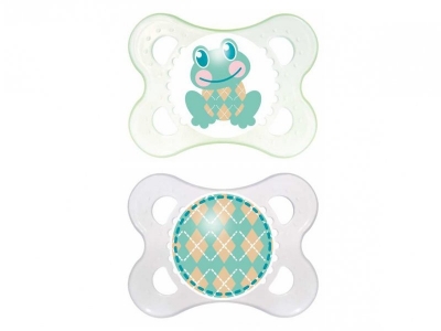 Пустышка MAM Original силиконовая (0-6 мес), 2 шт 1-00007231_3
