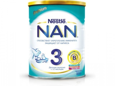 Молочко Nestle NAN 3 детское 800 г 1-00007872_1