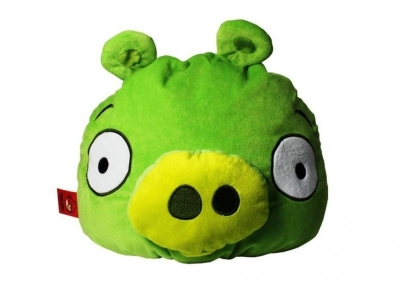 Игрушка мяг. Angry Birds, Декоративная подушка Зеленая свинка,30*25см 1-00008383_1