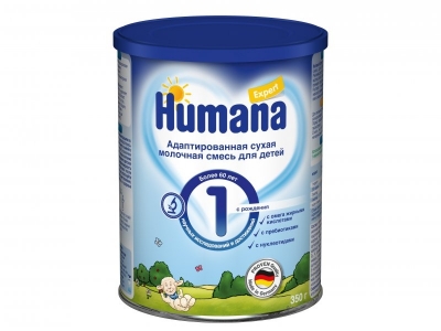 Смесь Humana Эксперт 1 адаптированная сухая молочная от 0 до 6 мес 350 г 1-00011019_1