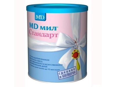 Смесь МД Мил Стандарт молочная с рождения 450 г 1-00011290_1