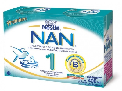 Смесь Nestle NAN 1 готовая к употреблению 2*200 мл 1-00012473_1