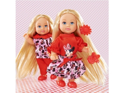 Кукла Simba, Еви Minnie Mouse длинные волосы, 12 см., 2 в. 1-00013323_2