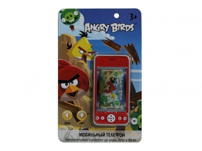 Игрушка музык. 1TOY, Телефон Angry Birds моб. типа айфон, стилус, звук, блистер 1-00015127_1