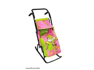 Санки-коляска Скользяшки Снегурочка-4-Р (Бельчонок) 1-00015439_1