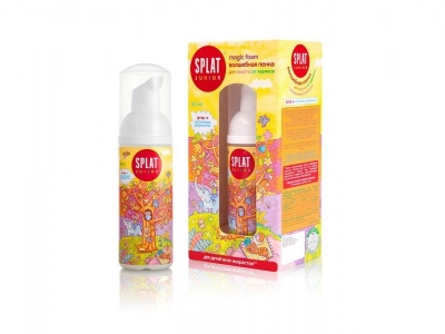Пенка д/полости рта Splat Junior Magic foam, фтор и мол.ферм., 50 мл 1-00015495_1