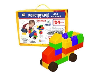 Конструктор Пластмастер, для малышей 24 дет 1-00005635_1