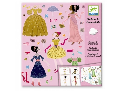 Набор Djeco, Наклейки Платья на 4 сезона 1-00158281_1