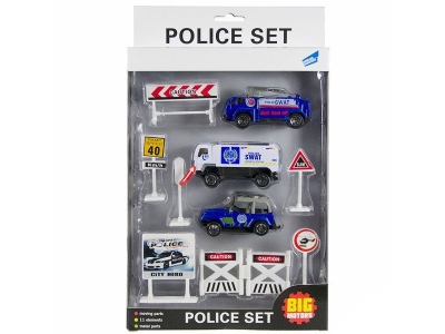 Набор игровой Big Motors, Полицейская служба, 11 элементов 1-00071124_2