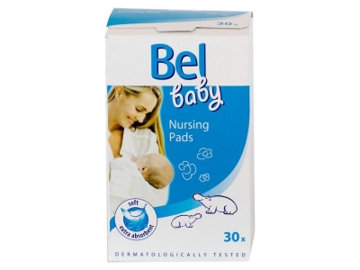Вкладыши Bel, Baby Nursing Pads в бюстгальтер для кормящей мамы 30 шт 1-00077990_1