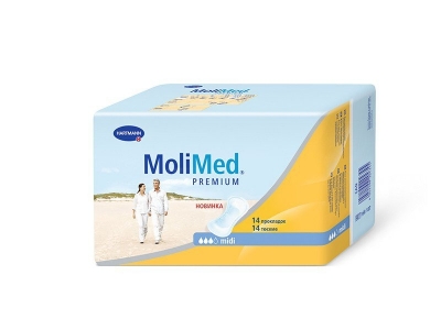 Прокладки Molimed Premium урологические для женщин Миди 14 шт 1-00077991_1
