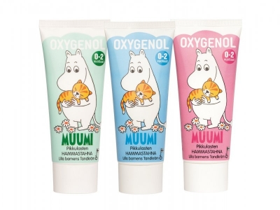 Зубная паста Muumi Oxygenol, детская с 0-2 лет, фруктовый вкус 50 мл 1-00084899_1