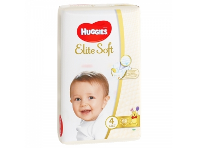 Подгузники Huggies Elite Soft, 4 8-14 кг, 66 шт. 1-00063805