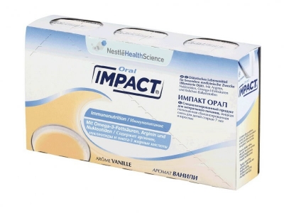 Смесь Nestle Impact Oral, жидкая, для энтер. питания,  вкус ваниль пак. 3*237 мл 1-00080314_1