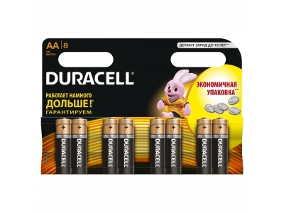 Батарейки алкалиновые Duracell LR6 АА 8 шт. 1-00156510_1