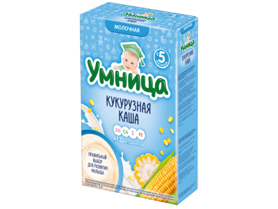 Каша Умница, молочная Кукурузная 200 г 1-00119926_1