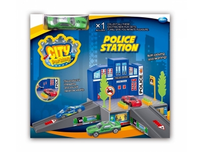 Набор игровой Dave Toy, Полицейский участок с 1 машинкой 1-00156772_1