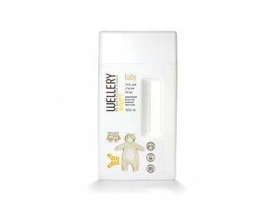 Гель Wellery Soft Baby гипоаллергенный для стирки детской одежды, 1 л 1-00082310_1