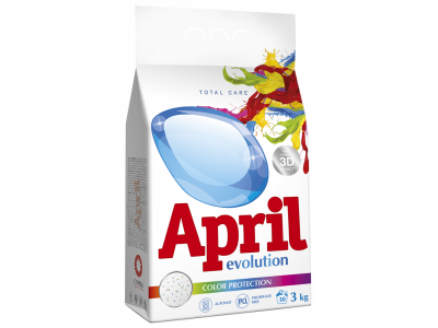 Порошок стиральный April Evolution color protection, 3 кг 1-00156936_1