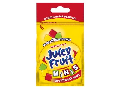 Жевательная резинка Juicy Fruit, Фруктовый Микс, 16 г 1-00159465_1