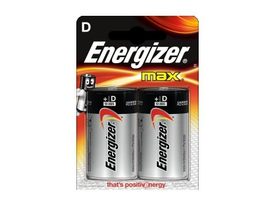 Батарейки алкалиновые Energizer Max R20-D 2 шт. 1-00003049_1