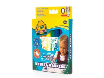 Фломастеры Crayola, для малышей смывающиеся 8 цв. 1-00082479_2