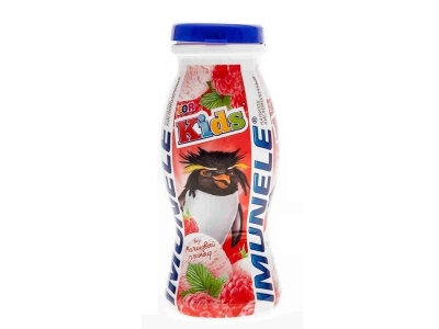 Напиток Imunele For Kids кисломолочный с соком, малиновый пломбир 1,5%, 100 г 1-00144018_1