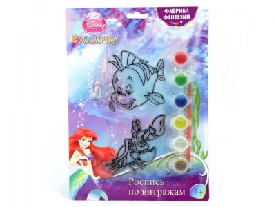 Набор Disney для росписи витража, Флаундер и Себастьян 1-00089744_1