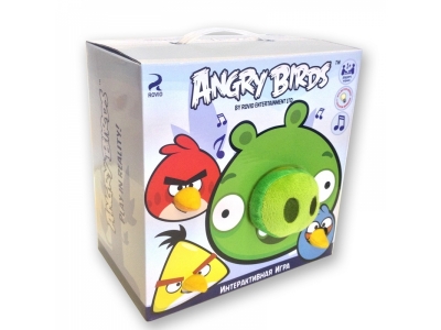Игрушка интерактивная Angry Birds, Chericole Свинка с 3 птичками 1-00147927_1