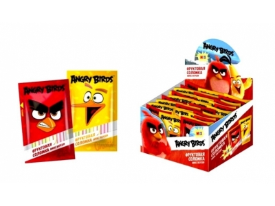 Соломка Angry Birds Movie фруктовая с сахарной пудрой, 8 г 1-00162292_1