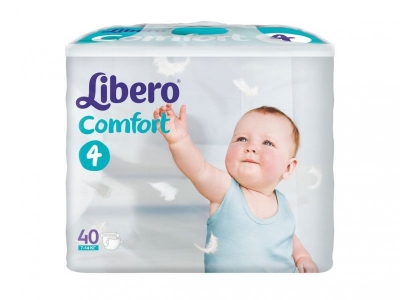 Подгузники Libero Comfort Maxi, 7-14 кг, 40 шт. 1-00000243_1