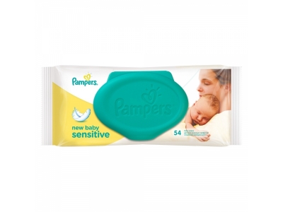Салфетки влажные Pampers New Baby Sensitive, 54 шт. 1-00151816_1