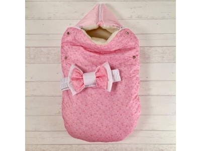Конверт Супермамкет, JustCute Розовые овечки на овчине 1-00154511_3