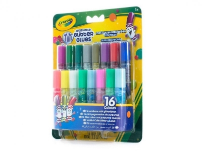 Клей смываемый Crayola с блестками 16 цв. 1-00082503_2