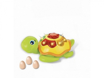 Игрушка S+S Toys, Мама-черепаха и 3 яйца, со светом и звуком 1-00085439_1